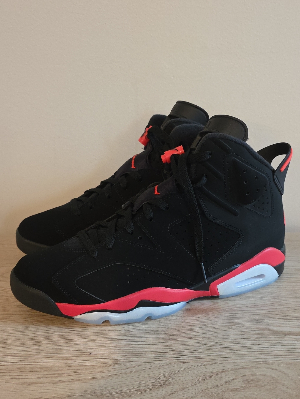 NEW Jordan Retro 6 (2026) Infrared Black and Red Mens Size 11.5
